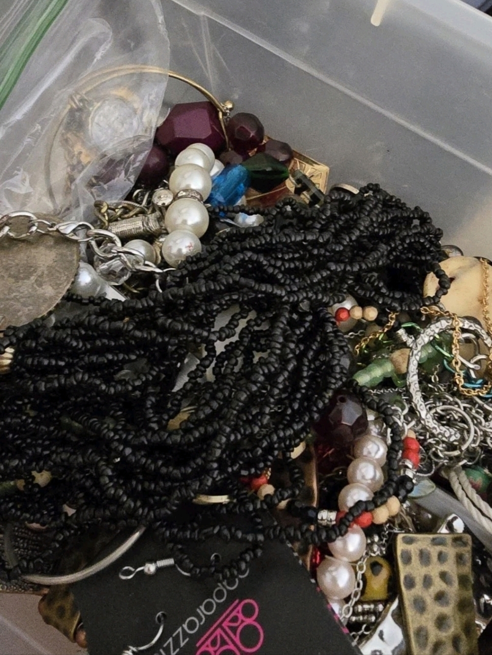 4 LB Pound Lot of Mixed Jewelry Pieces For Arts Crafts Some Wearable READ - Picture 10 of 13